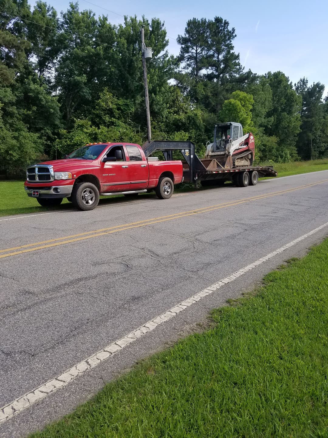 When I had that machine on that trailer behind that truck, I thought I was on top of the world
