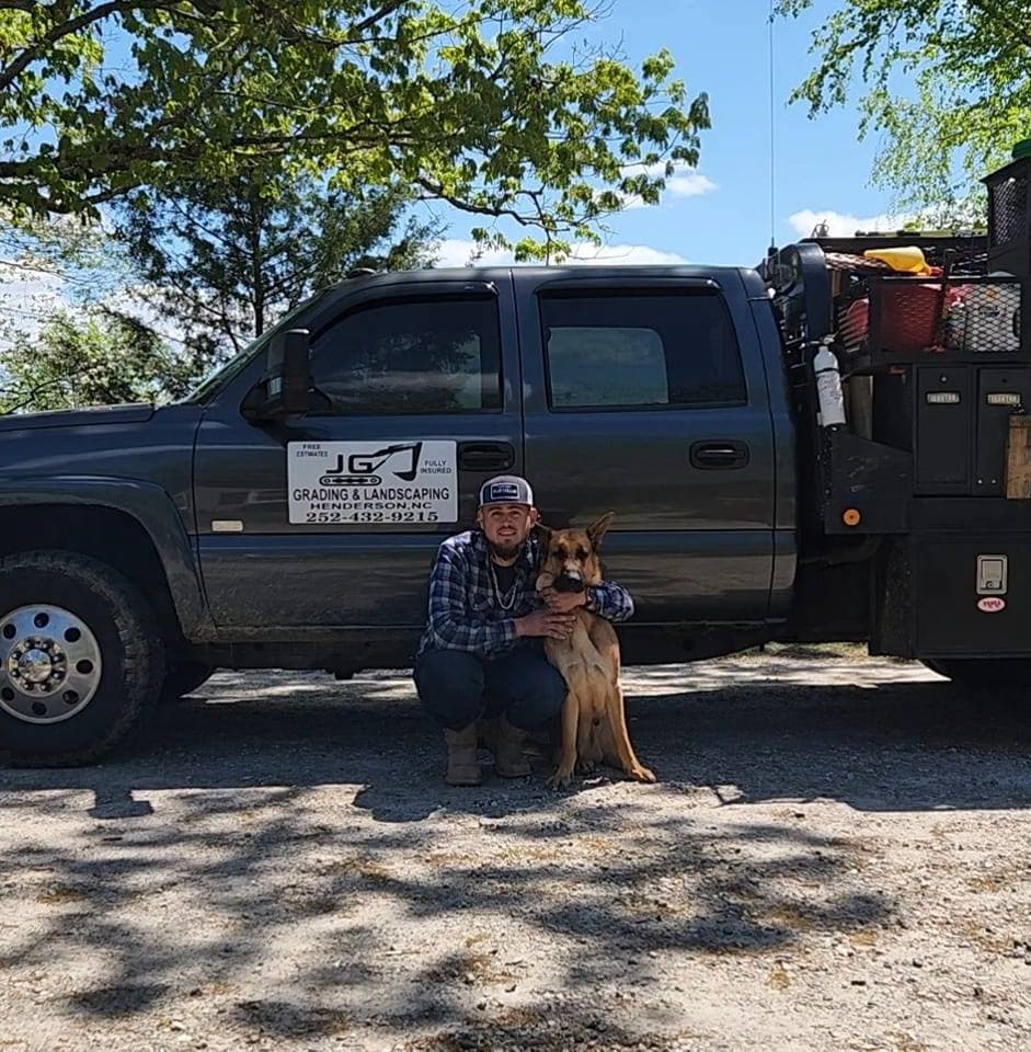 This is me and Diesel, my German Shepherd — and probably the most loyal employee I ever had. I got him as a puppy and had to say goodbye this past spring when he started having uncontrollable seizures. That dog never left my side. He rode with me to every job, watched every project, and was part of everything I built. Anybody that knew me, knew Diesel. I miss him every single day.🐶💔🙏