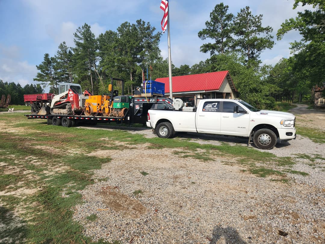My white Dodge parked at the farm, loaded down with equipment and ready to roll out for the next day’s work. That sight right there says it all — early mornings, late nights, and a whole lot of drive to keep pushing forward.