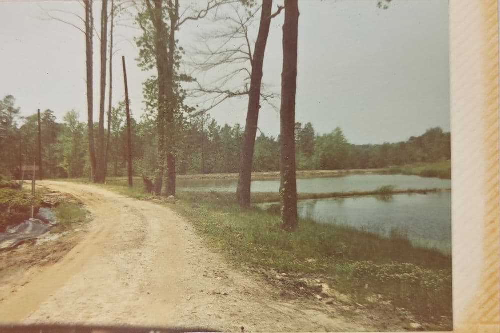 The dirt road leading down to the shop — where so many early mornings, lessons, and memories were made. This path still feels like home.