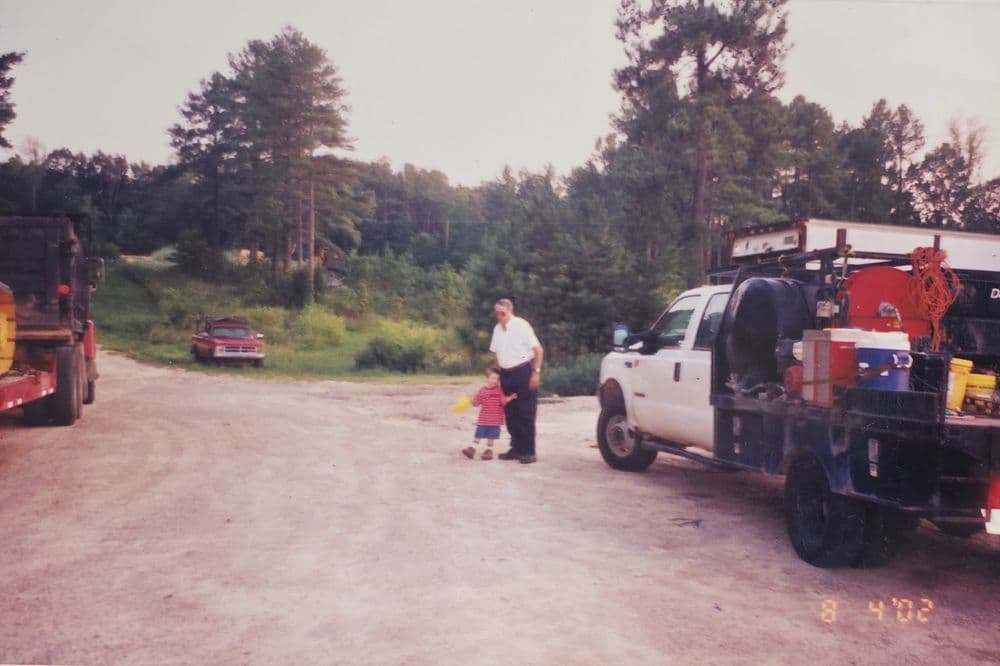 That’s me and him at the shop. I didn’t realize it then, but those were the days that shaped my life. Every sound of the equipment, every smell of diesel — it’s all still with me. Those are the memories that built the foundation for everything I do today.